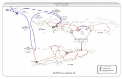 This illustration indicates the path of the proposed network. This illustration indicates the path of the proposed network.